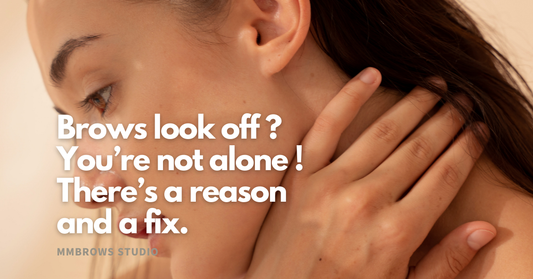 Brow tattoo color correction for grey, blue and red pigments
