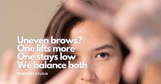 eyebrow asymmetry correction process
