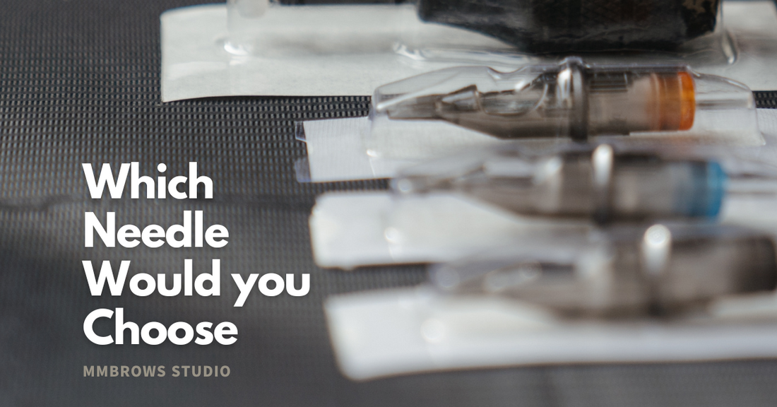 PMU needle types comparison – round, flat, magnum, sloped